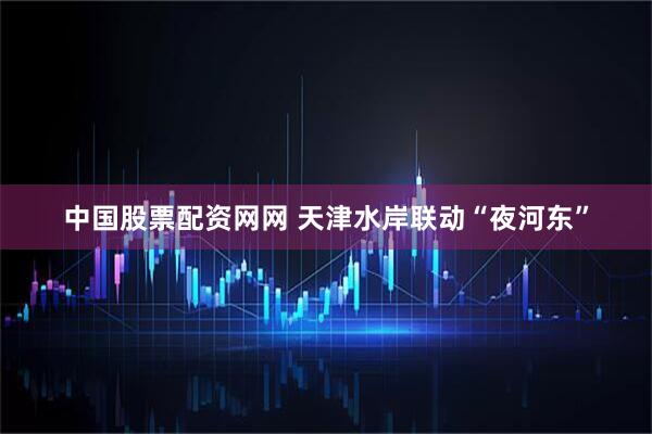中国股票配资网网 天津水岸联动“夜河东”